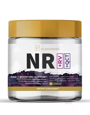 NAD+ Nicotinamide Riboside 1000mg Resveratrol 200mg Quercetin 100mg • $65