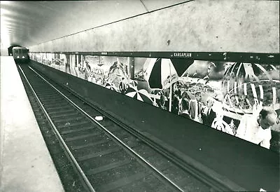The Decoration In The Karlaplan Metro Station - Vintage Photograph 2436450 • $13.90