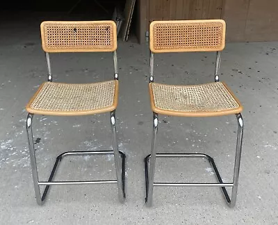 Marcel Breuer High Chairs Pair - Need A Little Work • £99