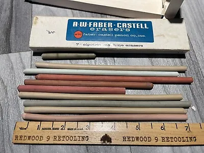 AW Faber Castell 7  ERASERS No. 79 Electric Machine Magic Rub Vinyl • $6