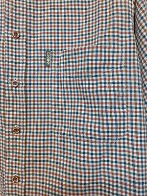 Musto Men's Check Shirt.Long Sleeve.Brushed Cotton.Navyolivered.15 .Chest 42  • £16.99