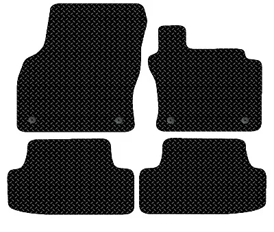 Fits VW Golf MK7 2012-2019 Tailored Waterproof Black Rubber Car Floor Mats 4Pcs • $29.27