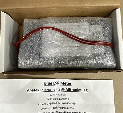 Anatek Blue ESR / Low Ohms Meter 0.01 Ohm To 99 Ohm For 1uF Electrolytics • $109.95