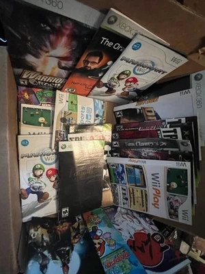 $30 • Buy Assorted Lot Of Wii/Xbox/360 Manuals And Coverarts. Mario Karts, Okami. Hellboy