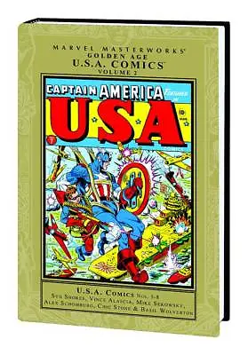 Marvel Masterworks Golden Age Usa Comics Vol 2 Hardcover Captain America Bucky • $34.98