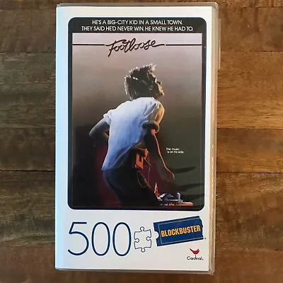 Cardinal Blockbuster FOOTLOOSE 500 Piece 80's Movie Jigsaw PUZZLE 18 X24  NEW • $12.99