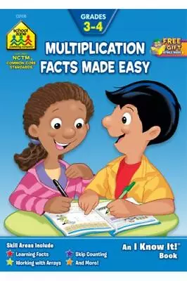 New School Zone Curriculum Workbooks Multiplication Facts Grades 3-4 *NEW* • $5