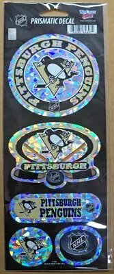 Pittsburgh Penguins NHL Prismatic Decal Sheet • $4.29