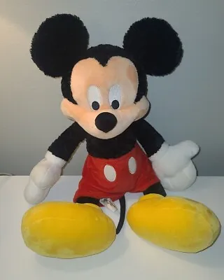 Walt Disney World Mickey Mouse Plush Fuzzy Stuffed Animal 12” Vintage  • $10