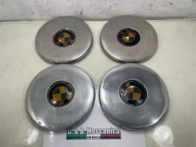 Set 4 Cups Hubcaps Bolts Wheels Original BMW Car Old Vintage (HK57) • $96.55