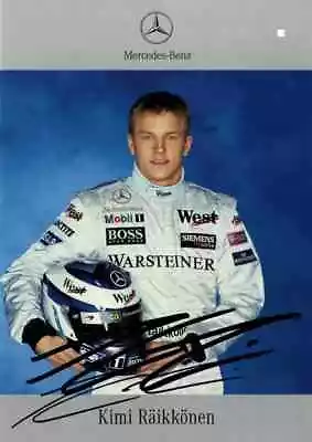 ***  KIMI RAIKKONEN  -  TEAM MC LAREN  -  HAND SIGNED  -  F1  ***  6x4  Card • $49.99