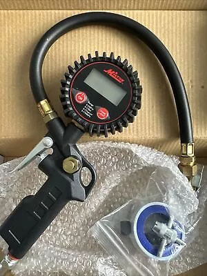 Milton® Digital Tire Inflator / Pressure Gauge 0-250 PSI 14  Air Hose Lock-on • $19.50