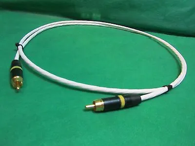 2 Ft Silver Plated Audiophile Interconnect S/pdif Rca Digital Cable. • $15.95