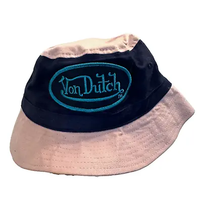 NWOT Von Dutch Kids Bucket Hat Navy And Pink Y2K Retro • $13.99