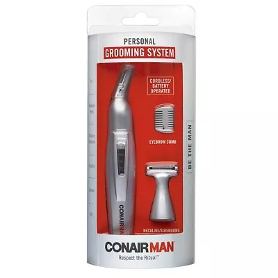 CONAIR MAN GM2N Personal Grooming Kit Eyebrow Comb Neckline/Sideburns- NIB • $16.03