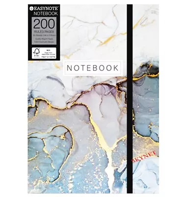 A5 Quality Hardback Lined Notebook Notepad Ruled Noted Book 200 PAGES COLOURING • £5.99