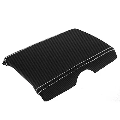 Console Lid Armrest Cover PVC Carbon For Mazda Miata MX5 99-05 White Stitch • $37.99