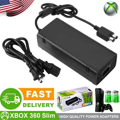 Power Supply For Xbox 360 Slim Console AC Adapter Plug Charger Brick With Cable • $16.96