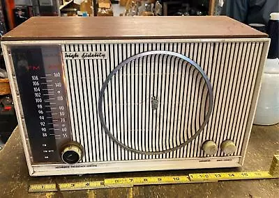 Vtg Zenith Tube Type Electronics Radio H-845 1959 AM-FM High Fidelity Desktop • $49.95