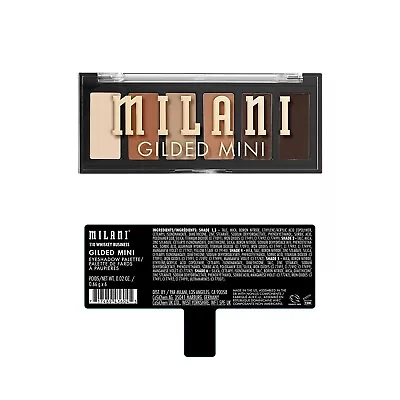 Milani Gilded Mini Eyeshadow Palette With 6 Matte Shimmer Hues-Whiskey Business • $8.95