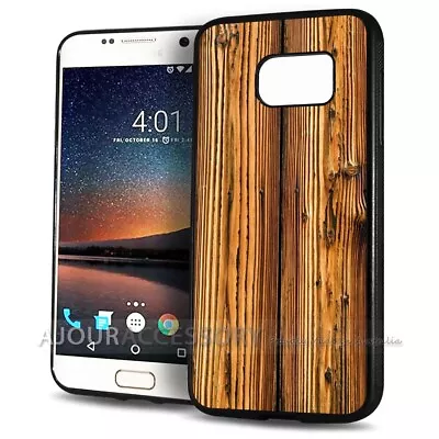 $9.99 • Buy ( For Samsung S8 Plus / S8+ ) Back Case Cover AJ11206 Wood Timber Pattern