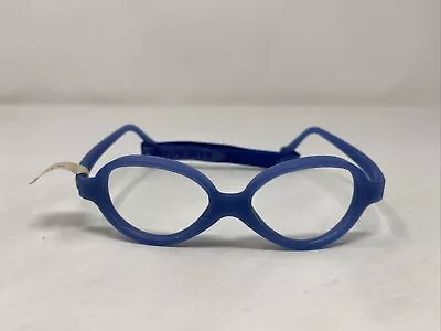 Miraflex Italy BABY ONE D 37-14 Blue Plastic Full Rim Eyeglasses Frame SD68 • $58