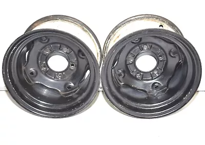 Sears Super 12 Garden Tractor * 12x7A REAR WHEEL RIM SET * Vtg Riding Mower Part • $54.95