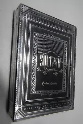 SULTAN REPUBLIC Treasury BLACK Playing Card Deck NEW/SEALED Ellusionist • $15