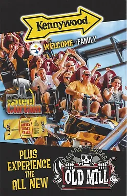 $2.99 • Buy 2020 Kennywood Park Brochure (guide Map) The New  Old Mill 