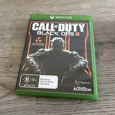 XBOX One Series X CALL OF DUTY BLACK OPS III VGC Tracked Australia Post • $18