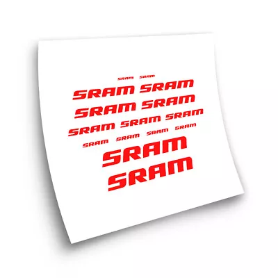 STAR SAM® FRAME STICKERS Sram Kit ADHESIVES STICKER FRAME DECALS BIKE • $15.19