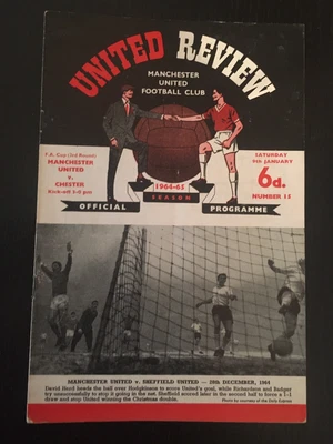 £75 • Buy Job Lot Of Chester FC Programmes And Manchester United Rareties + Real Madrid