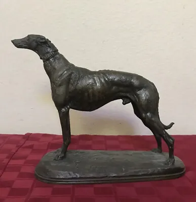 £1769.69 • Buy Antique E. Fremiet French Bronze Greyhound Dog Statue Sculpture Signed Large 12”