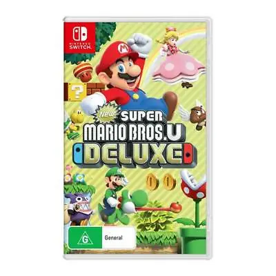 New Super Mario Bros U Deluxe (Nintendo Switch) NEW & SEALED • $89.95