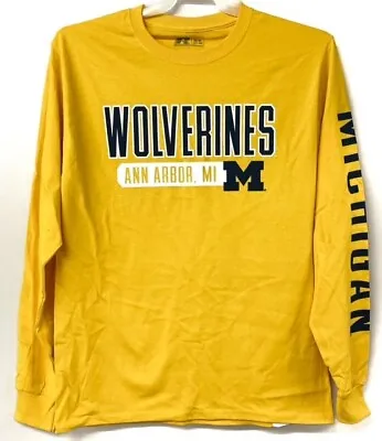 Michigan Wolverines Men's Long Sleeve Tee Medium • $14.99