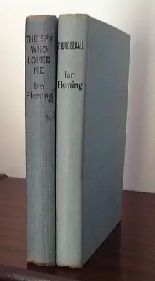 2 X Ian Fleming-Thunderball & The Spy Who Loved Me ( James Bond) • £8.99