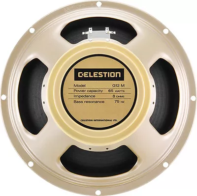 Celestion G12M-65 CREAMBACK 8Ω 65W 75hz 12  Guitar Speaker • $169.99