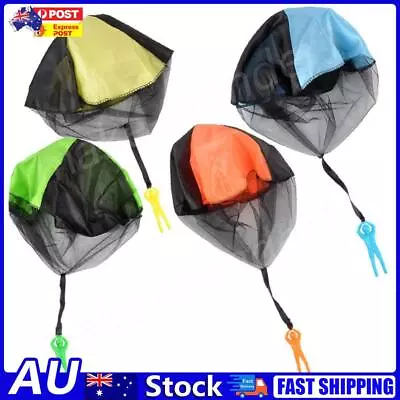 Hand Throwing Kids Mini Play Parachute Toy Man Model Outdoor Sports Toys AU • $8.19