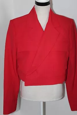 NWT A.L.C. Reeve Asymmetric Jacket Blazer Red Lined 12 • $250