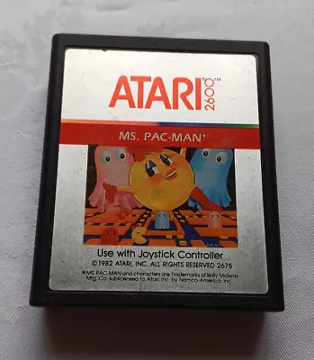 MS. PAC-MAN / PACMAN ATARI 2600/7800 Cart Only TESTED & WORKING Game • £13.99