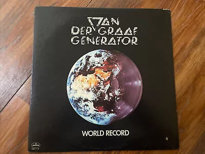 Van Der Graaf Generator ‎– World Record 1976 Mercury SRM-1-1116 Vinyl NM • $39.52