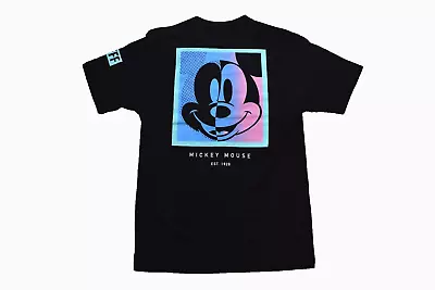 Neff X Disney Mens Mickey Mouse Happy Face Black Shirt NWT S-XL • $11.99