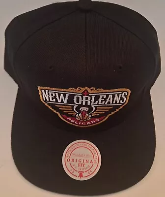 New Orleans Pelicans Mitchell And Ness Team Logo Snapback Hat NWT • $20