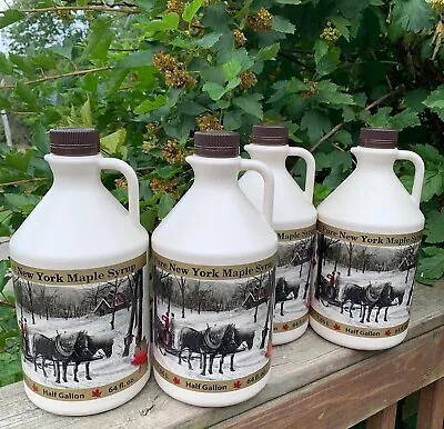 100% Pure Maple Syrup-NY-4 Half Gallons (256oz) • $122.95