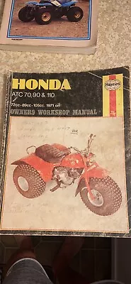 Honda ATC 3-Wheeler Service Manual • $45