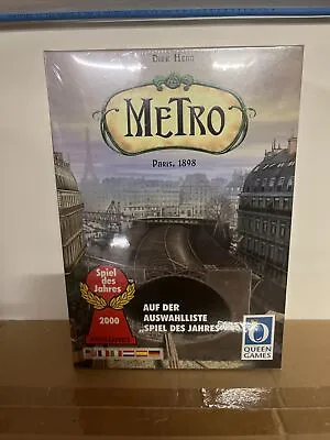 Metro Board Game Dirk Henn Paris 1898 Queen Games New In Box Rare • $35
