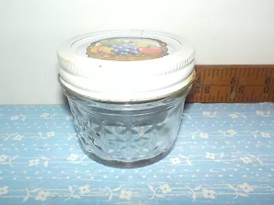 $8.99 • Buy Vintage Quilted Crystal Jelly Jar 4 Oz
