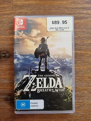 The Legend Of Zelda: Breath Of The Wild - Nintendo SWITCH - FREE POSTAGE • $52.50