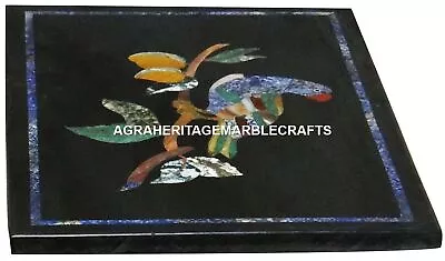 Marble Coffee Center Table Top Mosaic Birds Inlaid Pietradura Decor Arts H2996 • $328.73