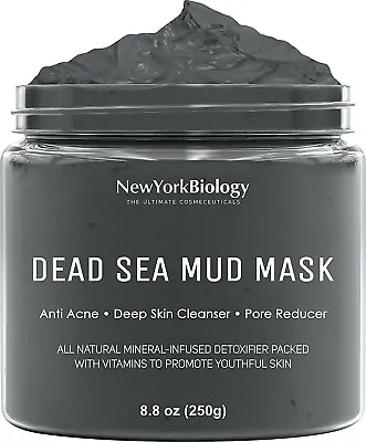 $24.99 • Buy New York Biology Dead Sea Mud Mask For Face And Body - Spa Quality 8.8 OZ NIB